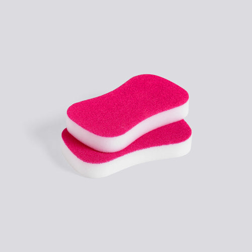 Neon Sponge-Fluorescent Pink, Set of 2