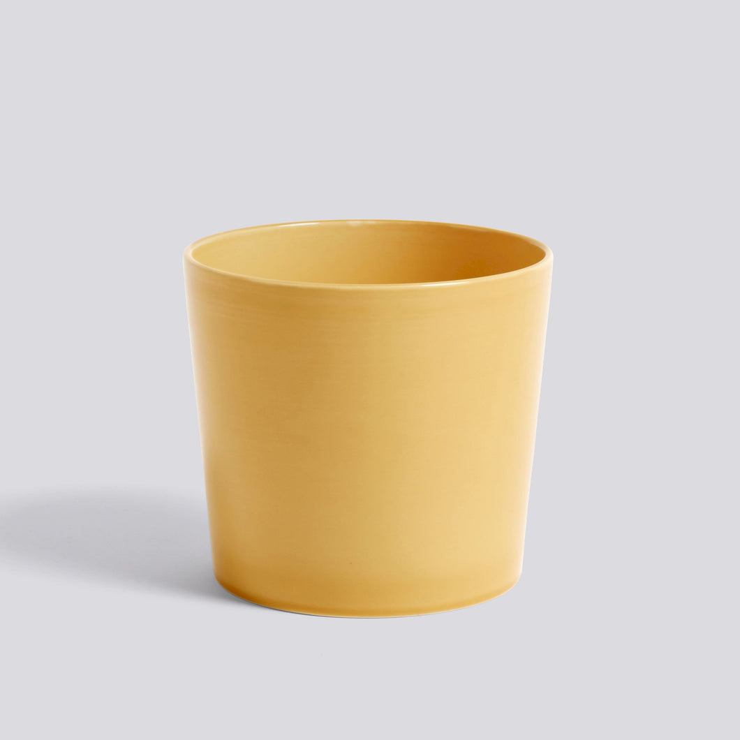 Botanical Pot, Large, Warm Yellow