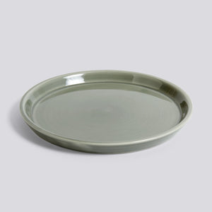 Botanical Saucer, large, Dusty Green