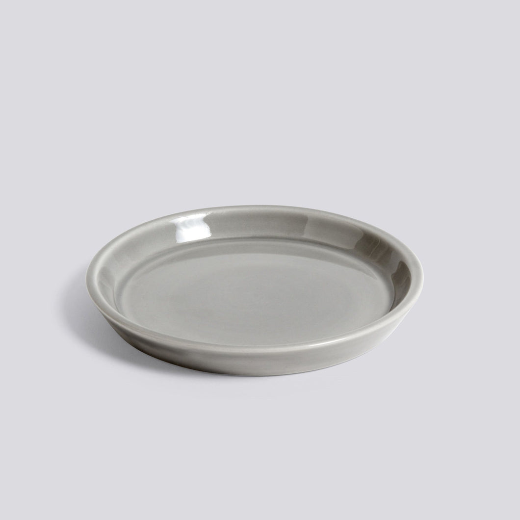 Botanical Saucer, medium, Light Grey