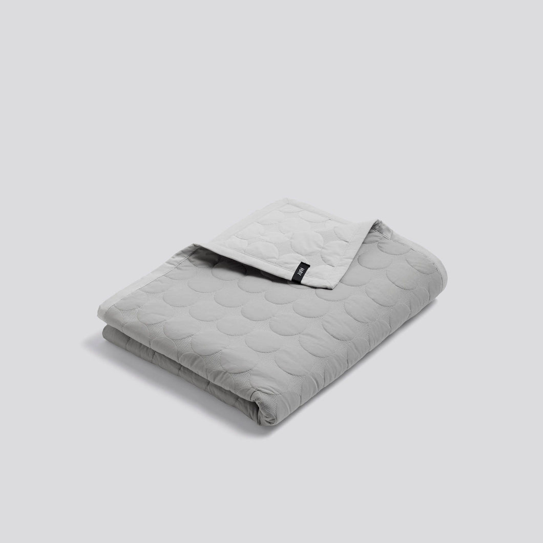 Mega Dot Quilt - Medium, Light Grey