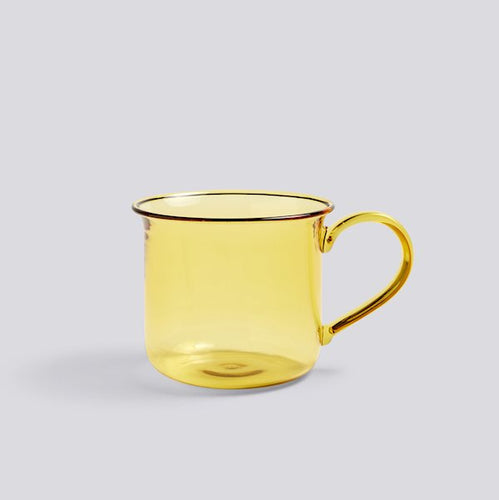 Borosilicate Cup Yellow