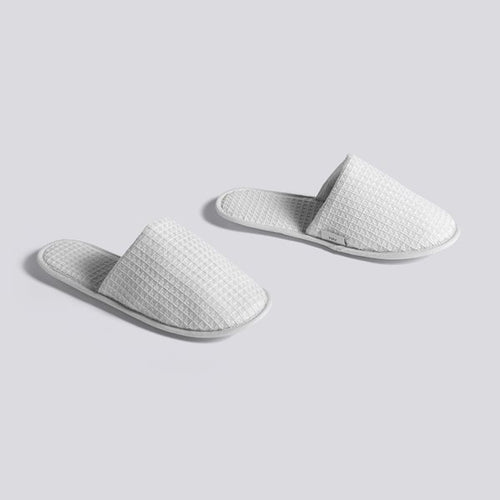 Waffle Slippers - Grey