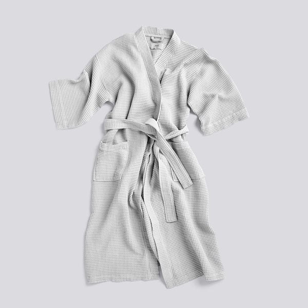 Waffle Bathrobe Grey