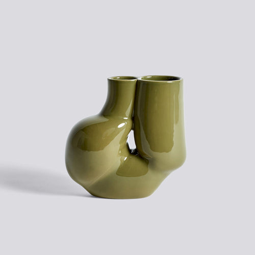 W&S Chubby Vase - Olive Green