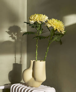 W&S Chubby Vase - Soft Yellow