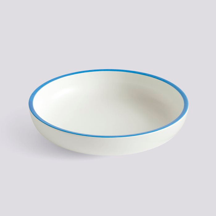 Sobremesa Serving Bowl White Blue