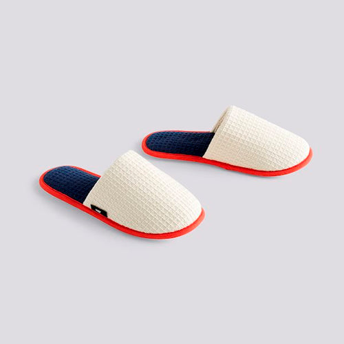 Waffle Slippers - Cream Multi