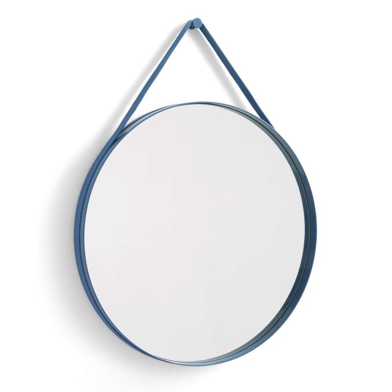 Strap Mirror No 2 Blue Ø70cm