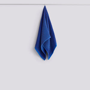 Waffle Hand Towel Vibrant Blue