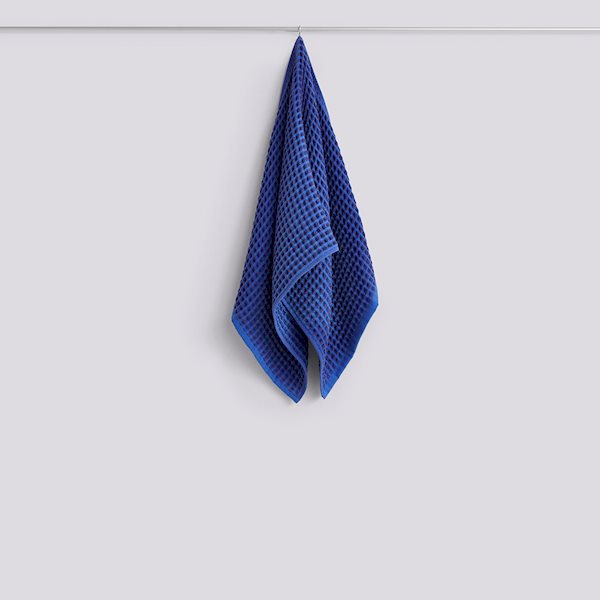 Waffle Hand Towel Vibrant Blue