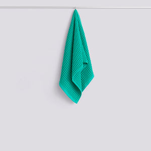 Waffle Hand Towel Green