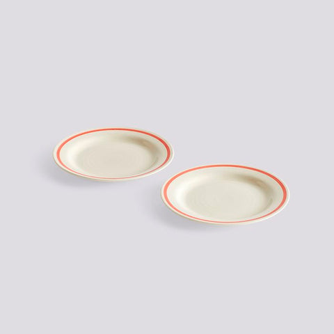 Sobremesa Plate Red Set Of 2