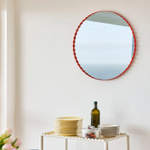 Arcs Mirror - Round Red