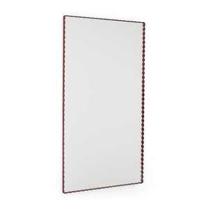 Arcs Mirror - Rectangle L Burgundy