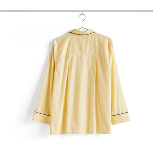 Outline Pyjama L/S Shirt - S/M Soft Yellow