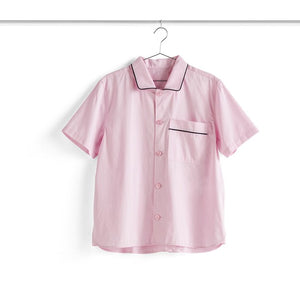 Outline Pyjama S/S Shirt - S/M Soft Pink