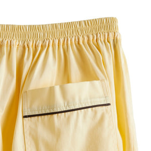 Outline Pyjama Shorts - S/M Soft Yellow