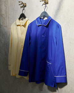 Outline Pyjama L/S Shirt -  M/L Vivid Blue