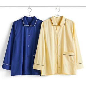 Outline Pyjama L/S Shirt - S/M Vivid Blue