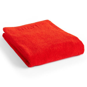 Mono Bath Towel - Poppy Red