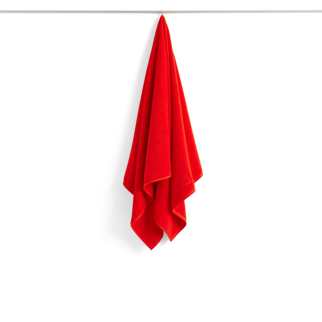 Mono Bath Towel - Poppy Red