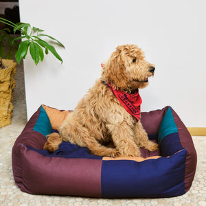 HAY Dogs Bed Large Burgundy Green HAY Shop