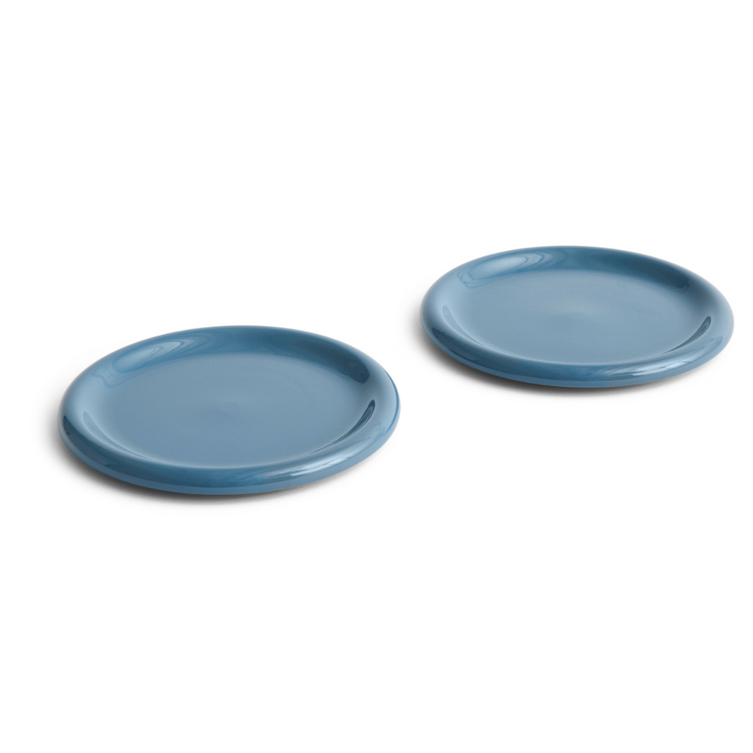 Barro Plate - Set of 2 - Ø24 - Dark Blue