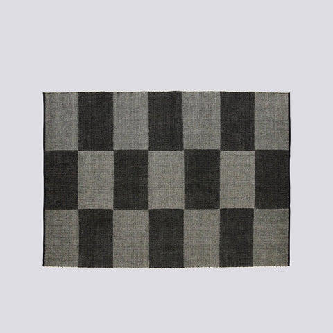 Check Rug - 170 x 240 Black L Check