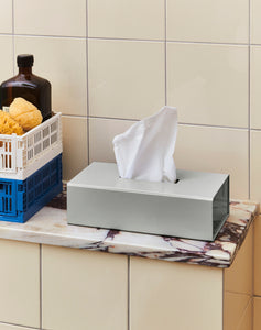 Colour Storage Tissue Box - Ocean Blue