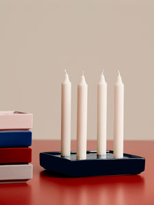 Mattone Candleholder-Small - Light Grey