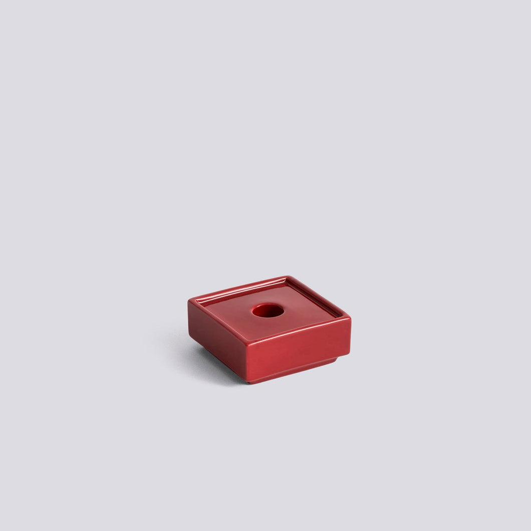 Mattone Candleholder - Small - Red