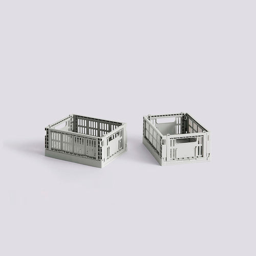 Colour Crate Mini-Set of 2-Light grey