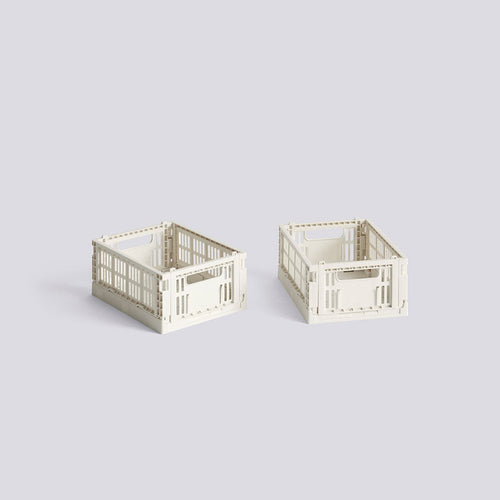 Colour Crate Mini-Set of 2-Off-white