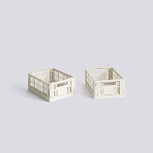 Colour Crate Mini-Set of 2-Off-white