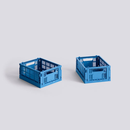 Colour Crate Mini-Set of 2-Electric blue