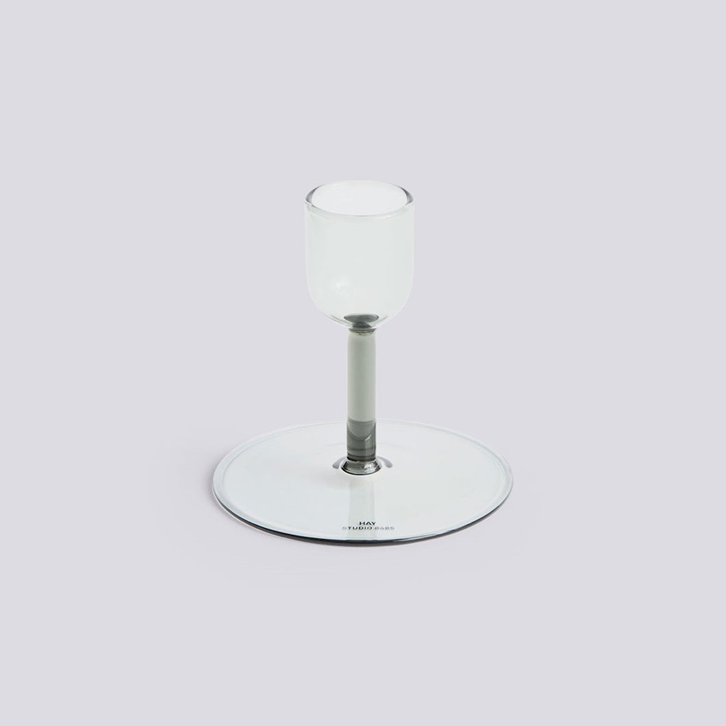 Tiny Candleholder-Straight-Grey