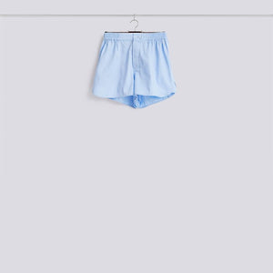 Outline Pyjama Shorts-M/L-Soft Blue