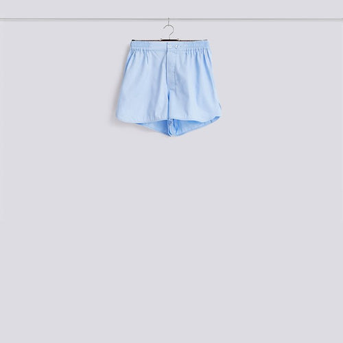 Outline Pyjama Shorts-S/M-Soft blue