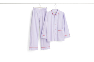 Outline Pyjama L/S Shirt, M/L Lavender