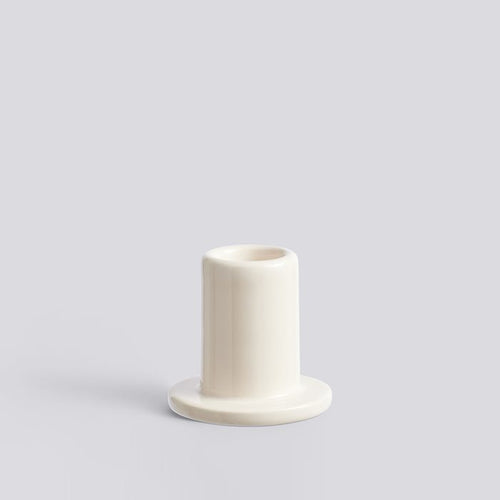 Tube Candleholder - Small Off-White