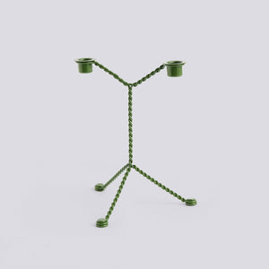 Wire Candleholder - Green