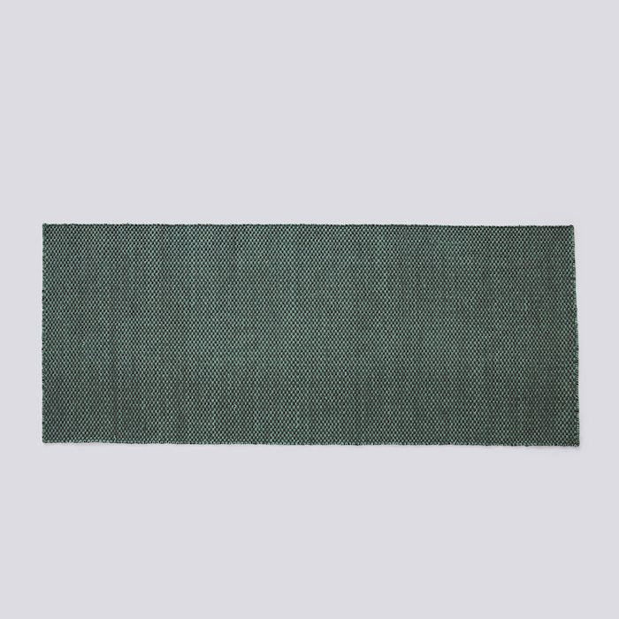 Moire Runner - Emerald Green W80xL200 cm