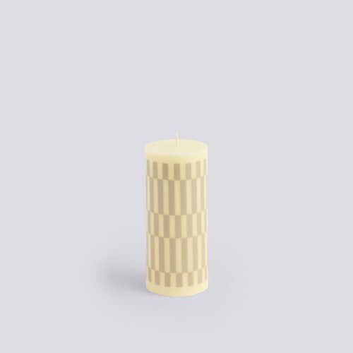 Column Candle-Small-Cream and sand