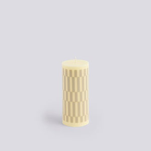 Column Candle-Small-Cream and sand