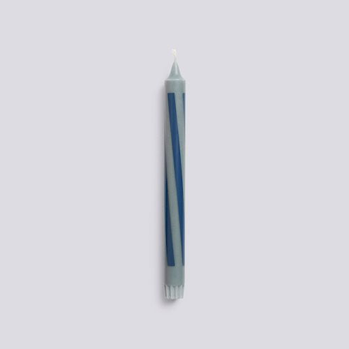 Pattern Candle-Antrachite and dark blue