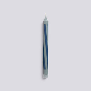 Pattern Candle-Antrachite and dark blue