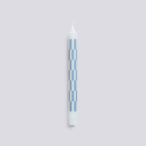 Pattern Candle-Light blue and dusty blue check