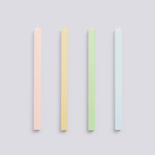 Square Candle - Set of 4 - Fresh
