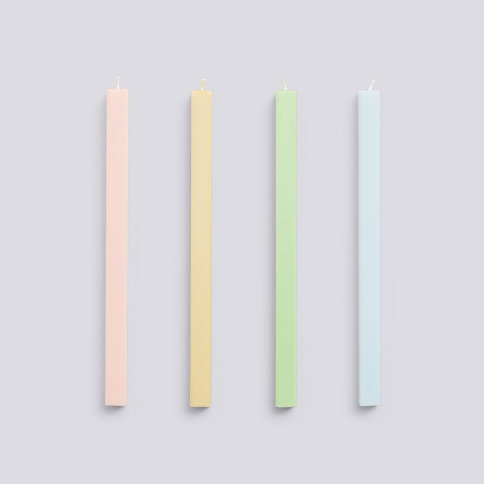 Square Candle - Set of 4 - Fresh